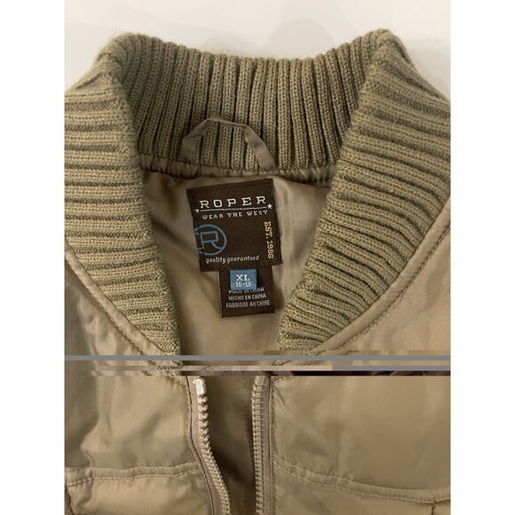 Roper Western Vest Mens Price Point OPP Brown XL (16-18) - Picture 1 of 5